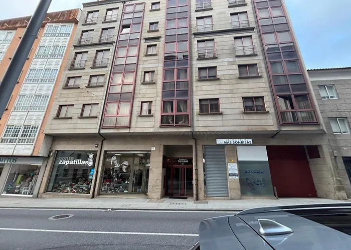 Desconectaengalicia Atico Terraza Playa Panadeira 桑亨霍